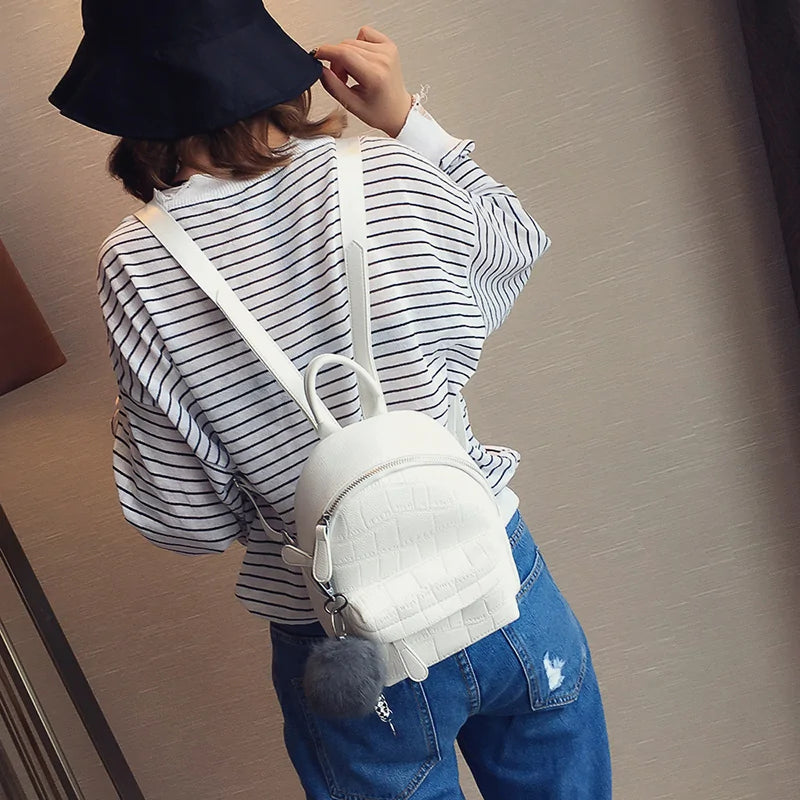 Mini Mochila de Cuero