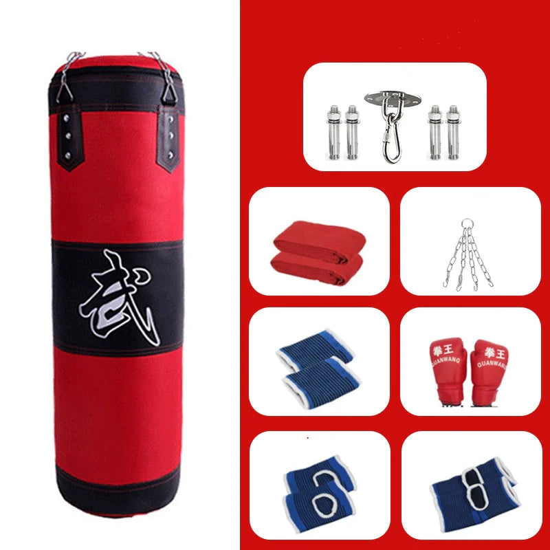 Saco de Arena Hueco Colgante de Boxeo y Sanda
