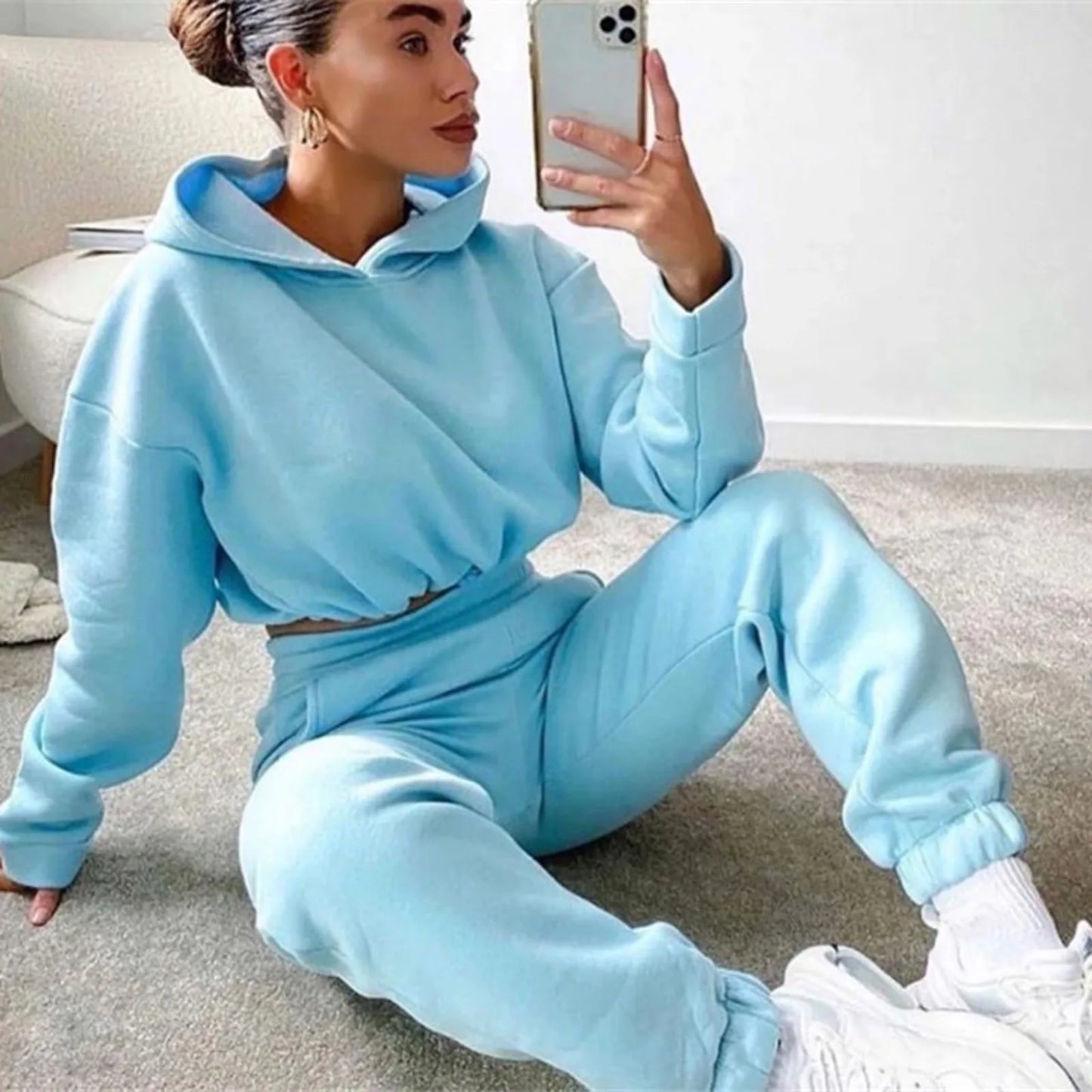 Conjunto de Dos Piezas para Invierno para Mujer