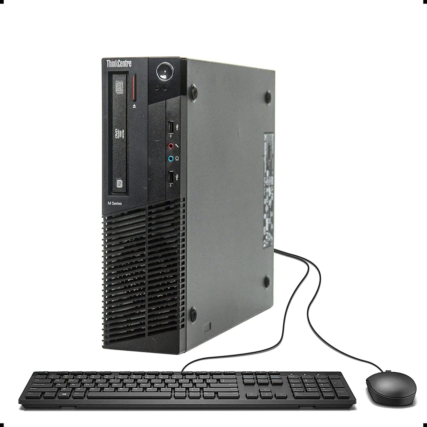Lenovo ThinkCentre M82 de Forma Compacta PC de Escritorio Intel Core i5-3570 3.4GHz 8GB de RAM DDR3 256GB SSD Win-10 Pro x64 (Renovado)
