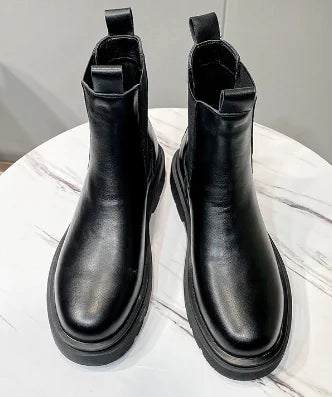 Botas Martin de Caña Alta con Suela Gruesa para Hombres para Cualquier Look