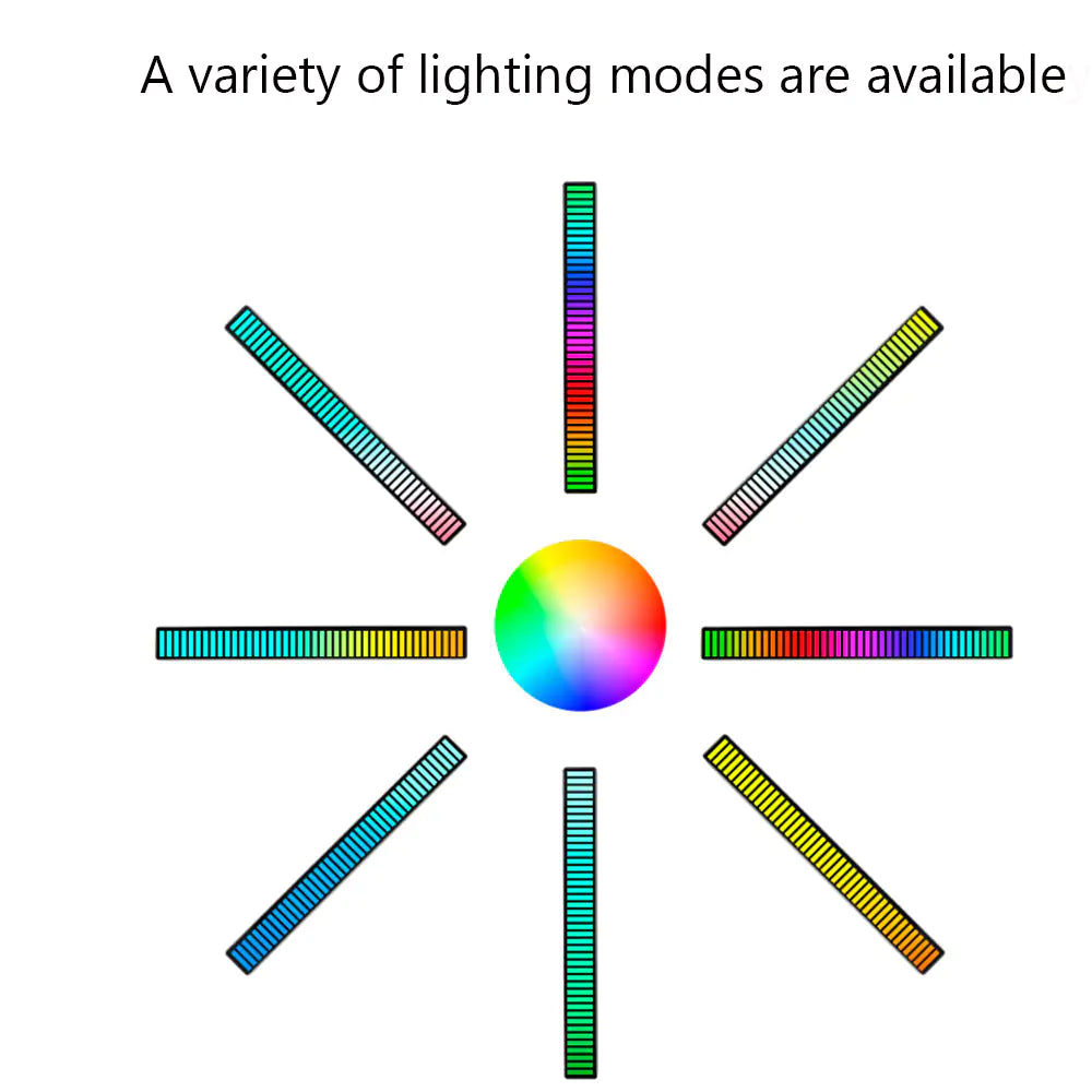 Barra de Luz Sonora RGB Creativa LED