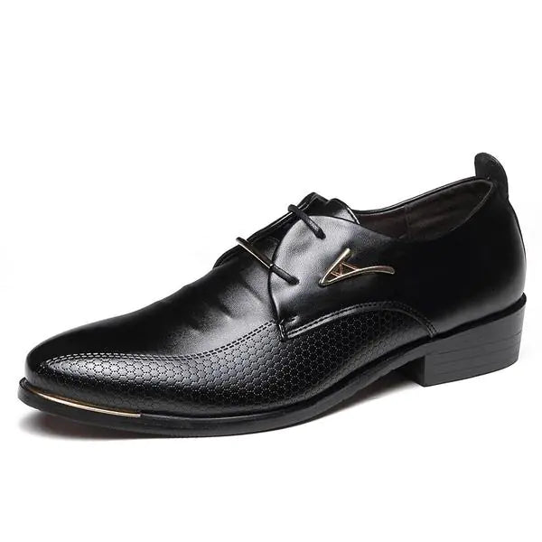 Zapatos de Cuero Formales de Negocios Oxford