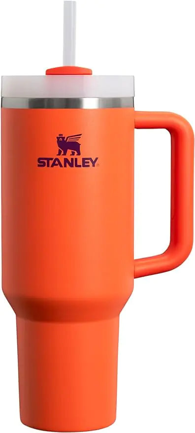 Stanley Quencher H2.0 FlowState Vaso Térmico de Acero Inoxidable con Aislamiento al Vacío con Tapa y Pajilla para Agua, Té Helado o Café