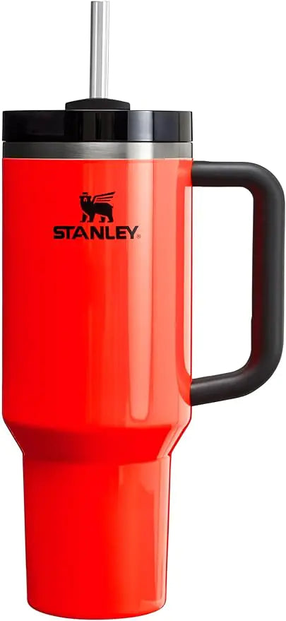 Stanley Quencher H2.0 FlowState Vaso Térmico de Acero Inoxidable con Aislamiento al Vacío con Tapa y Pajilla para Agua, Té Helado o Café