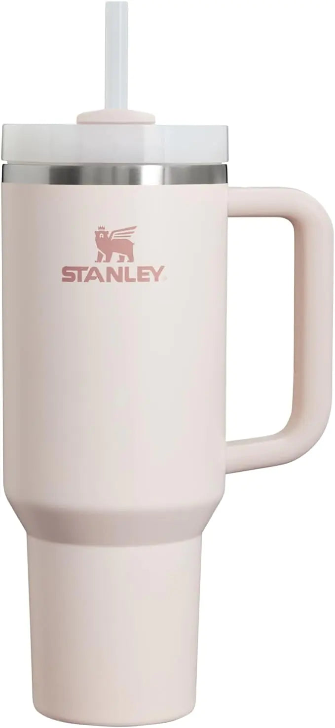 Stanley Quencher H2.0 FlowState Vaso Térmico de Acero Inoxidable con Aislamiento al Vacío con Tapa y Pajilla para Agua, Té Helado o Café