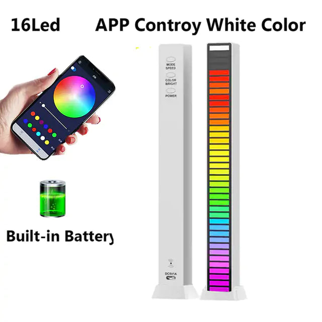 Barra de Luz Sonora RGB Creativa LED