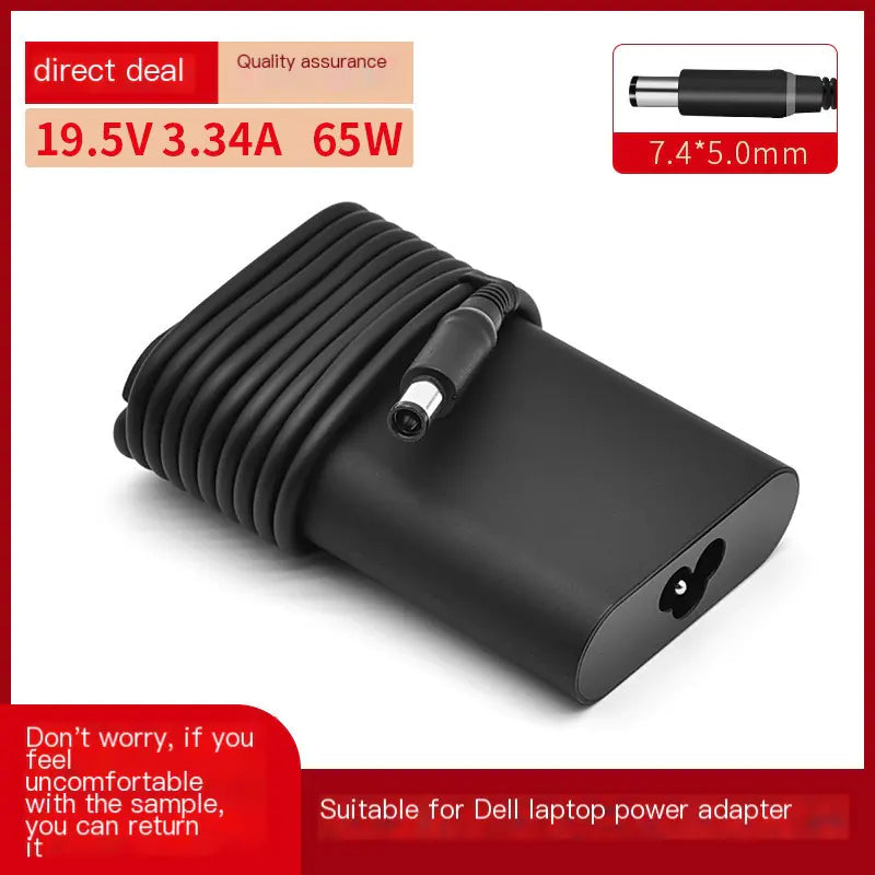 65W Dell Laptop Power Adapter 19.5V 3.34A Charger