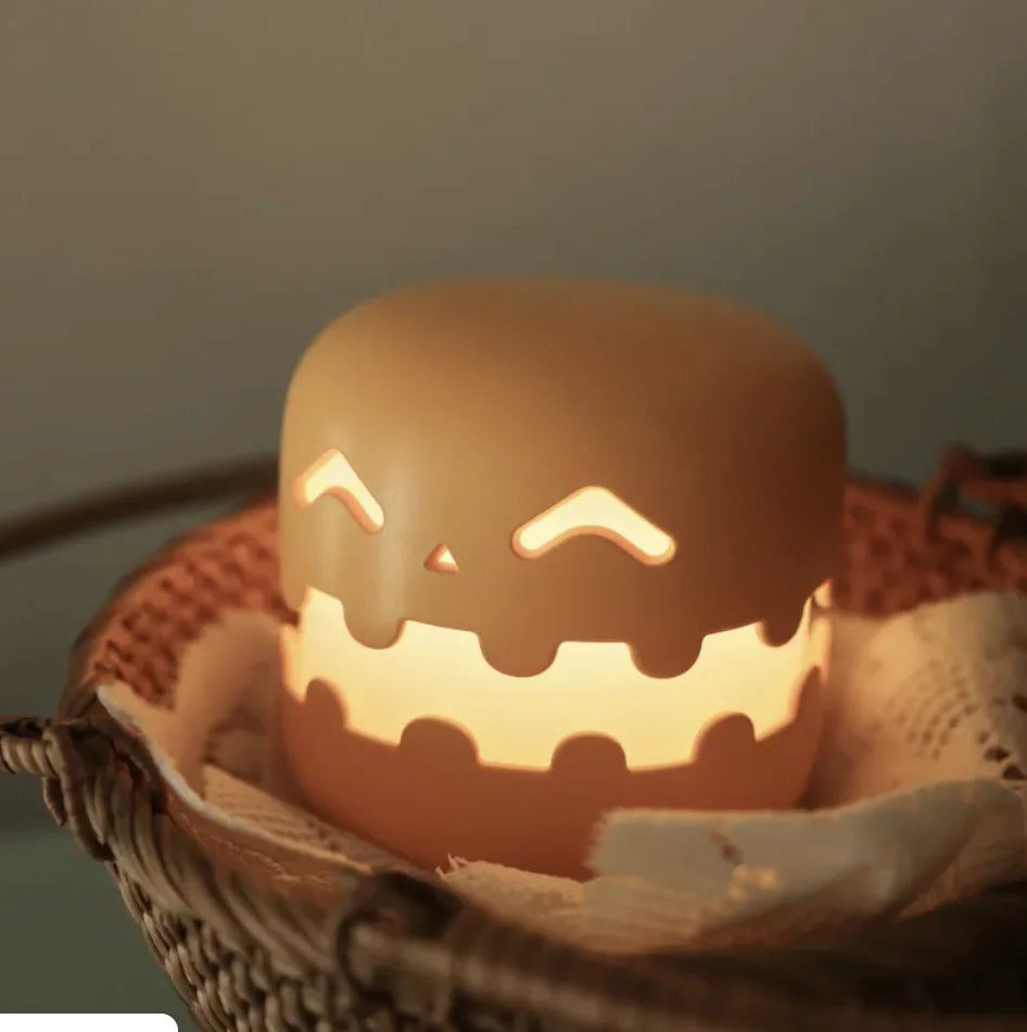 Lámpara de Calabaza - Luz de Ambiente y Decoración Divertida para Halloween