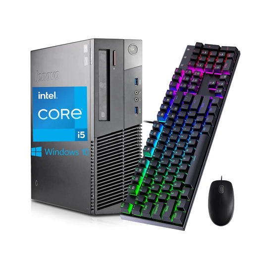 Lenovo ThinkCentre M93p SFF Ordenador de Escritorio para Empresas, Intel Core i5-4570 3.2GHz, 16GB RAM, 256GB SSD, WiFi, Bluetooth, DisplayPort, Windows 10 Pro (Renovado)