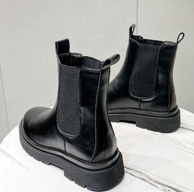 Botas Martin de Caña Alta con Suela Gruesa para Hombres para Cualquier Look