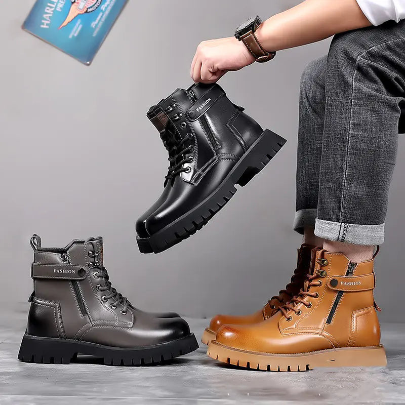 Botas Martin Altas de Suela Gruesa para Hombre