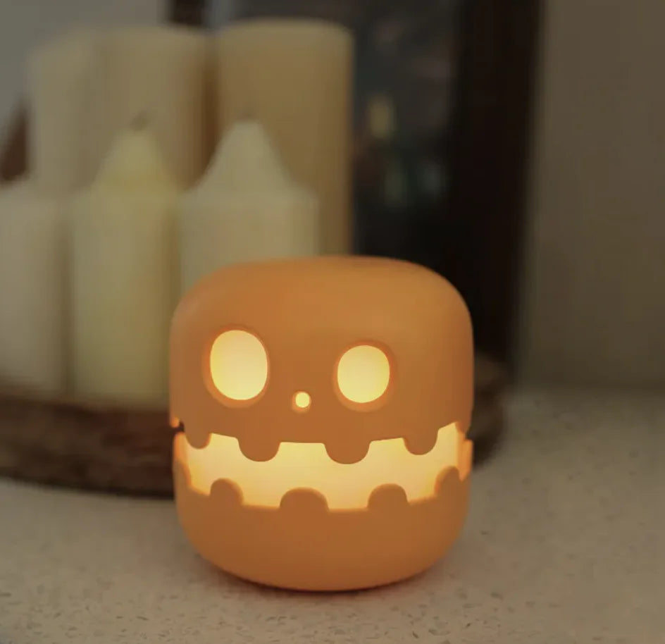 Lámpara de Calabaza - Luz de Ambiente y Decoración Divertida para Halloween