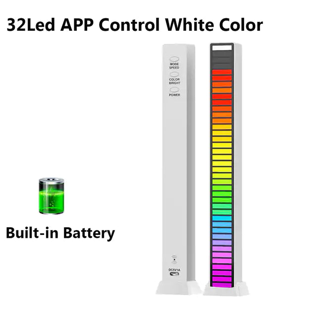 Barra de Luz Sonora RGB Creativa LED