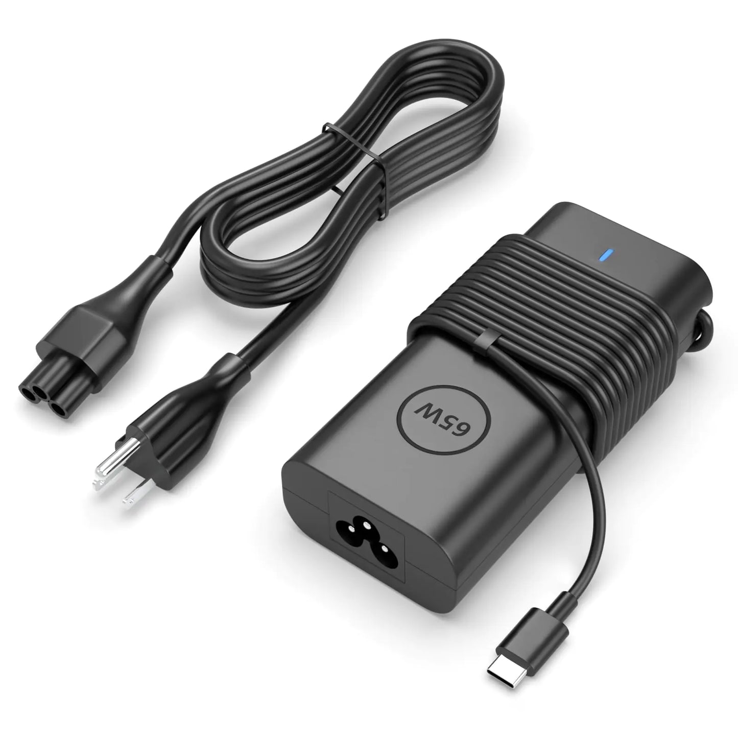 USB-C Dell Laptop Charger65W AC Adapter Replacement for DELL XPS 13 /DELL Chromebook 3100 3400/ DELL Latitude 5420 5400 HA65NM190 Laptop Supply Cord