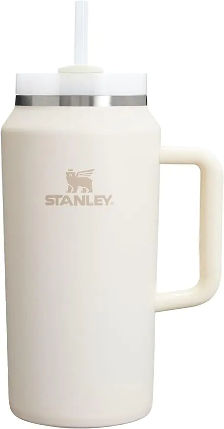 Stanley Quencher H2.0 FlowState Vaso Térmico de Acero Inoxidable con Aislamiento al Vacío con Tapa y Pajilla para Agua, Té Helado o Café