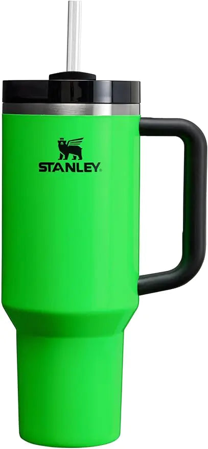 Stanley Quencher H2.0 FlowState Vaso Térmico de Acero Inoxidable con Aislamiento al Vacío con Tapa y Pajilla para Agua, Té Helado o Café